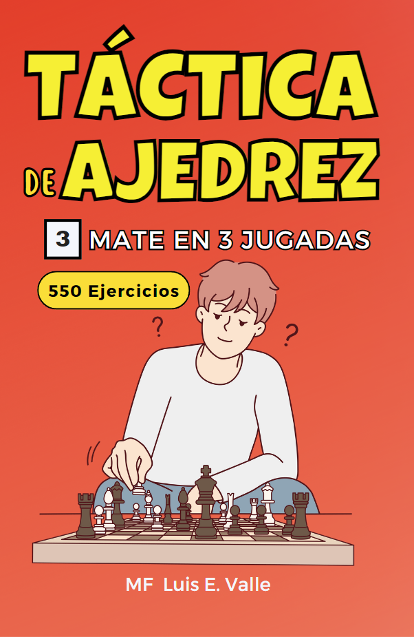 Portada del libro Táctica de Ajedrez 3: Mate en 3 de Levallem