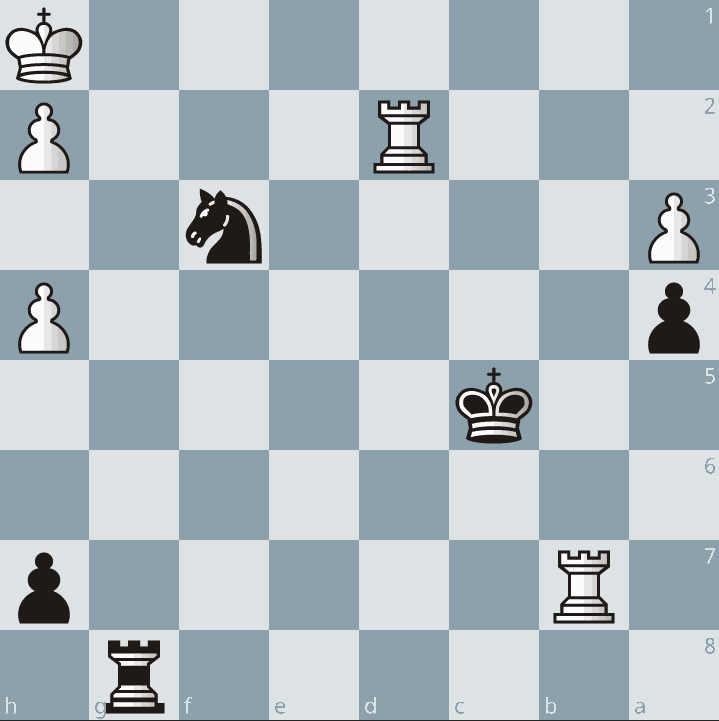 Solución del ejercicio de Mate Árabe en una jugada