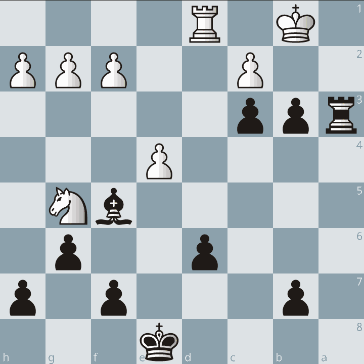 Solución del primer ejercicio de Mate de Anderssen